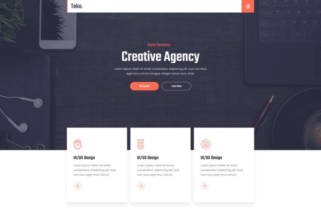 Teko - Creative Agency Template Kit