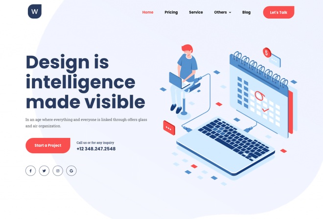 Wekala- Agency Portfolio Elementor Template kit