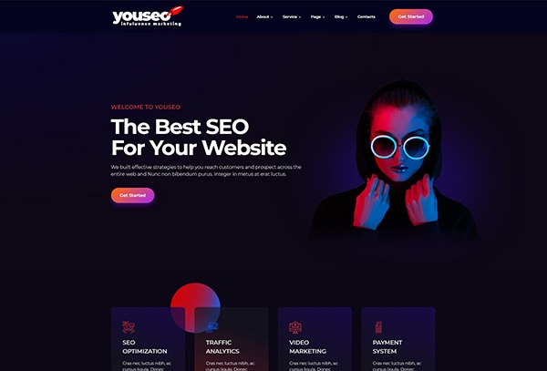 Youseo - SEO & Digital Creative Agency Elementor Template Kit