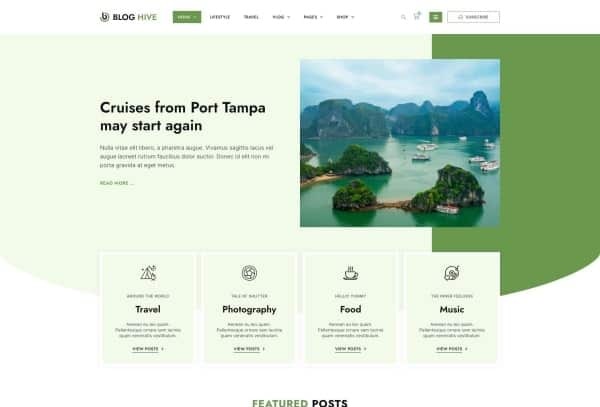 Blog Hive - Personal Blog Elementor Template Kit
