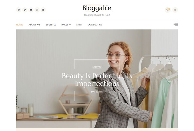 Bloggable - Modern Blog Elementor Template Kit