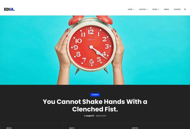 Edia Elementor Template Kit