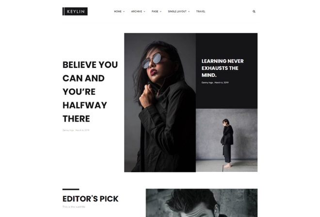 Keylin Elementor Template Kit