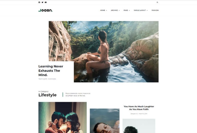 Logen Elementor Template Kit