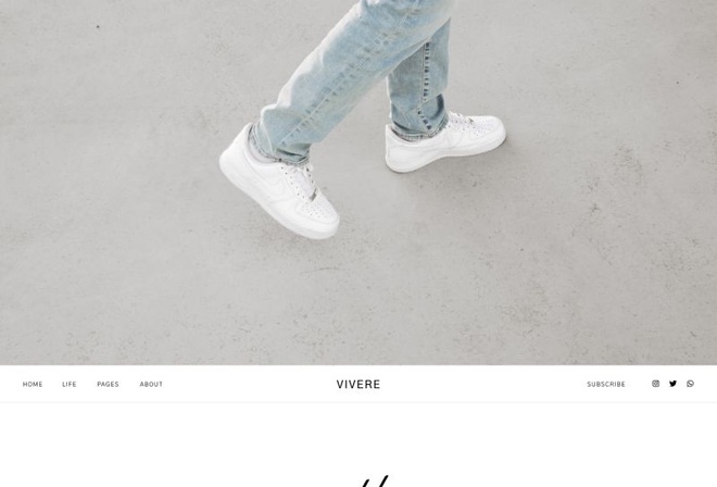 Vivere - Creative Blog Elementor Template Kit