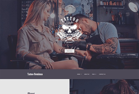 Dominus - Tattoo Studio Elementor Template Kits