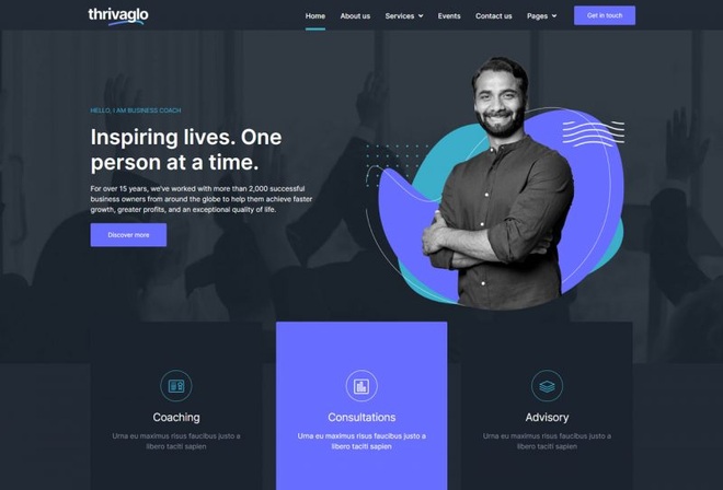 Thirvaglo - Template kit for Business Coaching