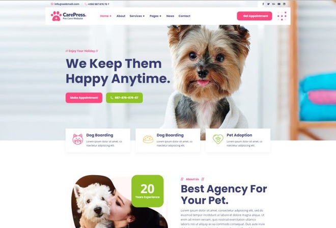 CarePress - Pet Care & Veterinary