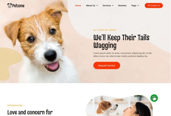 Petzone - Template Kit for Pet Care