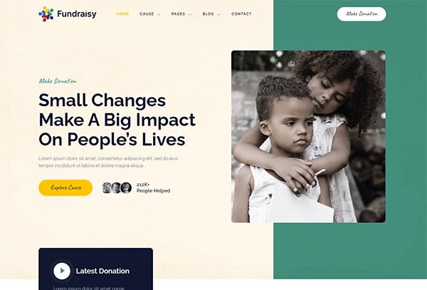 Fundraisy – Charity & Fundraising Elementor Template Kit