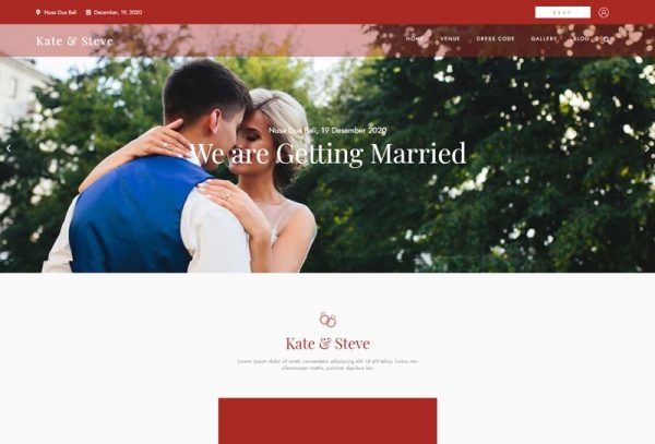 Kate & Steve - Wedding Invitation Template Kit
