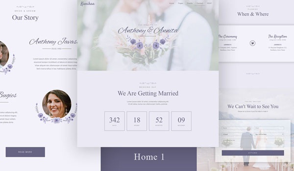 Kunikaa - Elegant Wedding Invitation Template Kit
