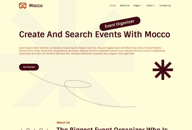 Moocoo - Event Organizer Template Kits