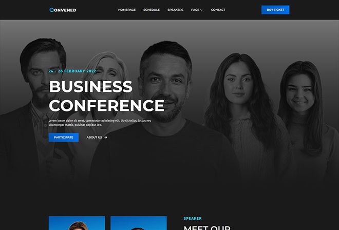 Qonvened – Event & Conference Elementor Template Kit