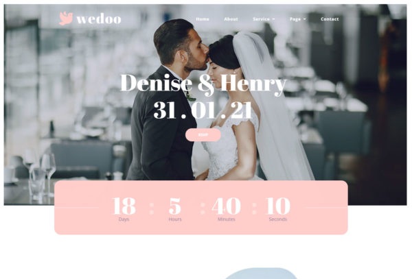 Wedoo | Responsive Wedding Invitation Web