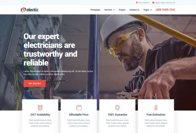 Electriz - Template kit for electrician