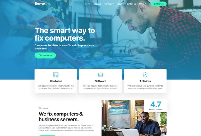 Fixme - Template kit for Computer Repair Services