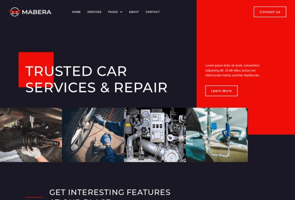 Mabera - Car Service & Repair Elementor Template Kit