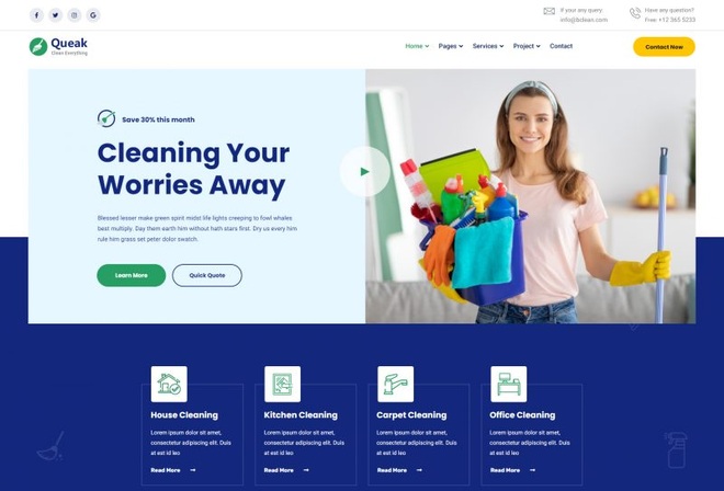 Queak - Cleaning Service