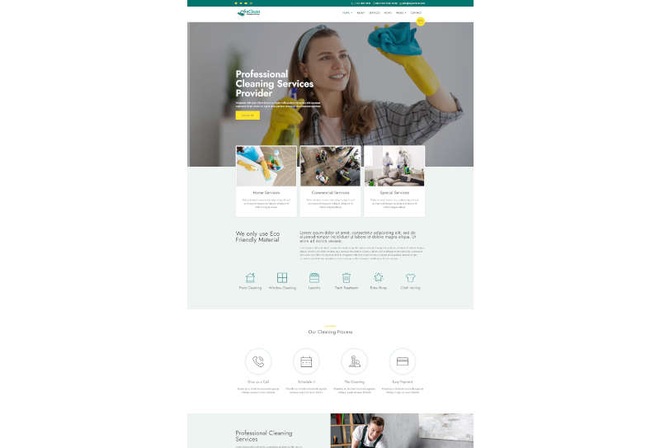 SuClean - Cleaning Services Template Kit