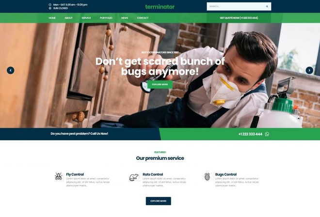 Terminator - Pest Control and Business Kit