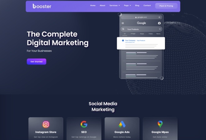 Booster - Digital Marketing Template Kit