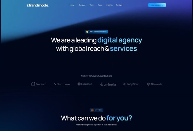 Brandmode - Digital Marketing Agency Elementor Template Kit