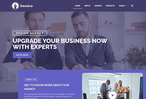 Desolve - Business Agency Template Kit