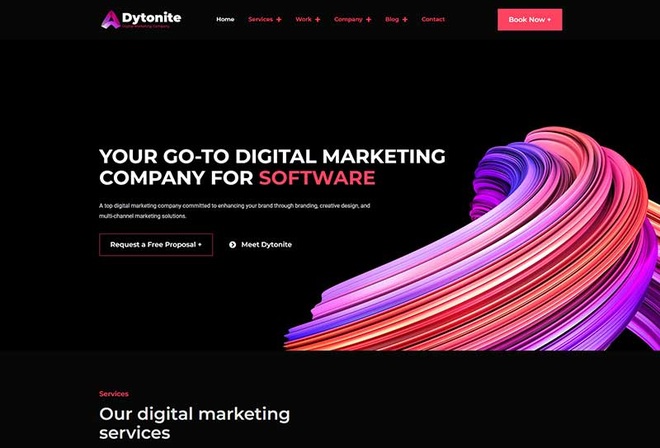 Dytonite - Digital Marketing Company Elementor Pro Template Kit