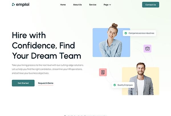Emploi – Human Resources & Recruitment Agency Elementor Template Kit