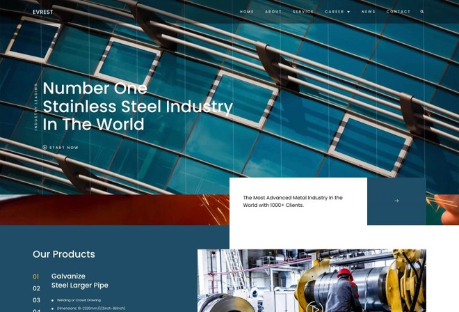 Evrest - Company and Business Template Kit