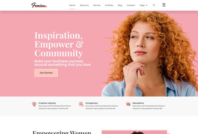 Femina - template kit for Business Women