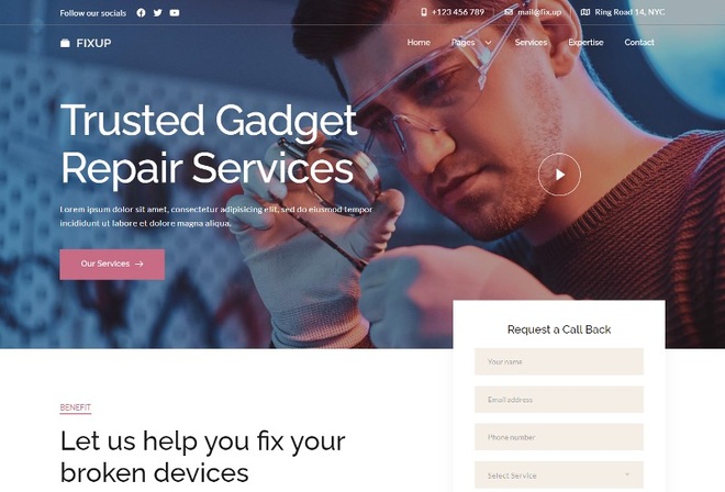 FixUp Gadget Service