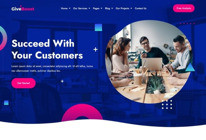 Give Boost - Digital Marketing Agency Elementor Template Kit