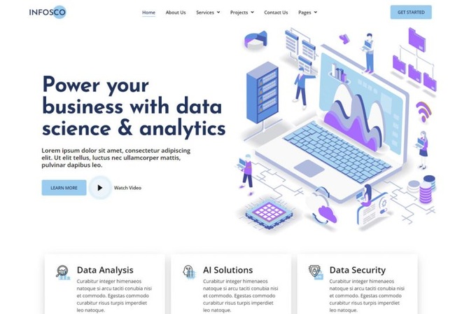 Infosco - Template Kit for Data Science & Analytics