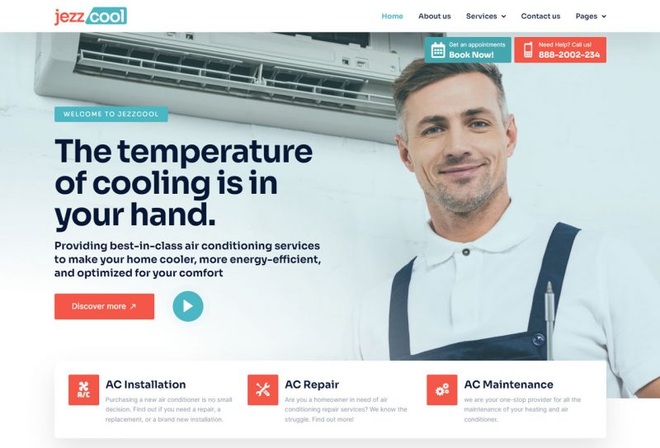 JezzCool - Template kit for AC Services