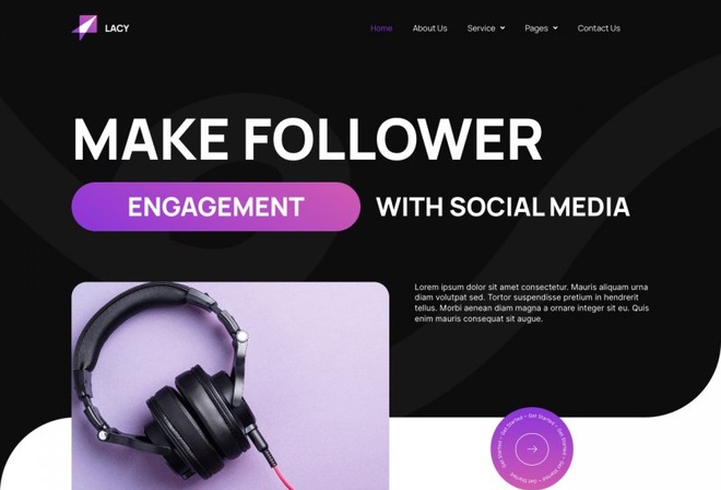 Lacy - Social Media Marketing Template Kits
