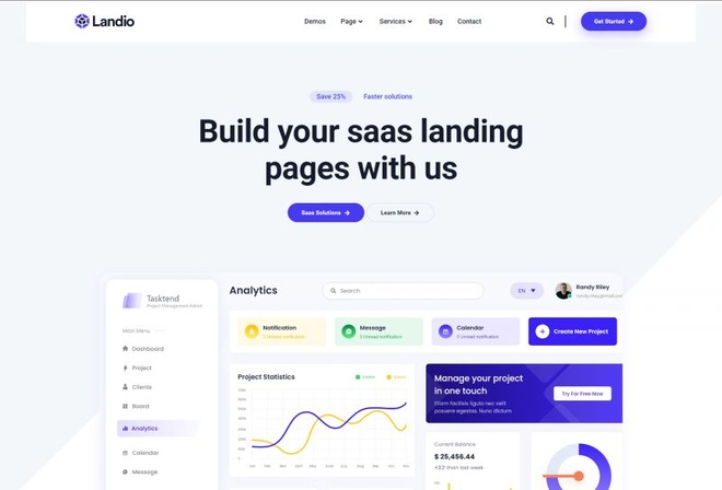 Landio - Multipurpose Landing Page