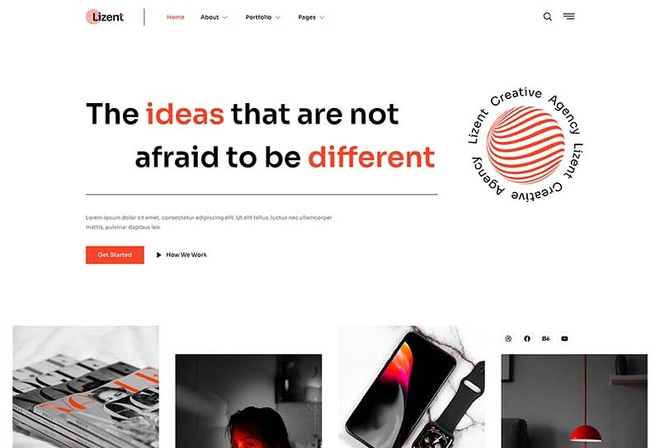 Lizent - Creative Digital Agency Elementor Template Kit