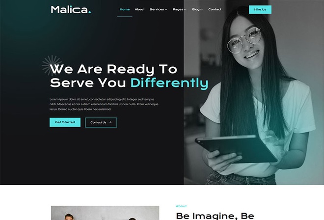 Malica - Social Media Marketing Agency Elementor Template Kit