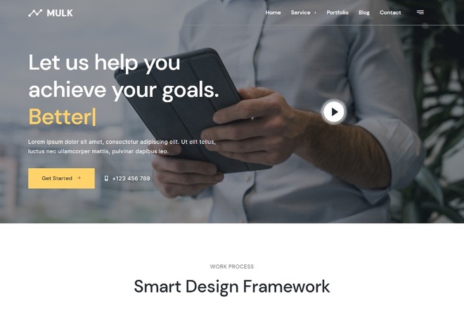 Mulk - Digital Agency Elementor Template Kit