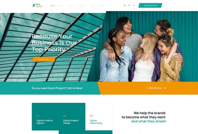 Neve - Business and Agency Elementor Template Kit