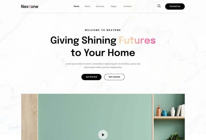 Nextone - Painting & Wallpapering Service Elementor Template Kit