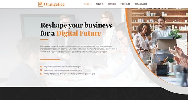 OrangeBeee - Agency Template Kit