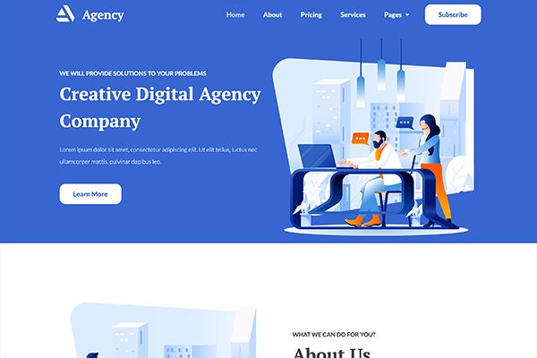 PortoAgency - Creative Digital Agency Elementor Template Kit