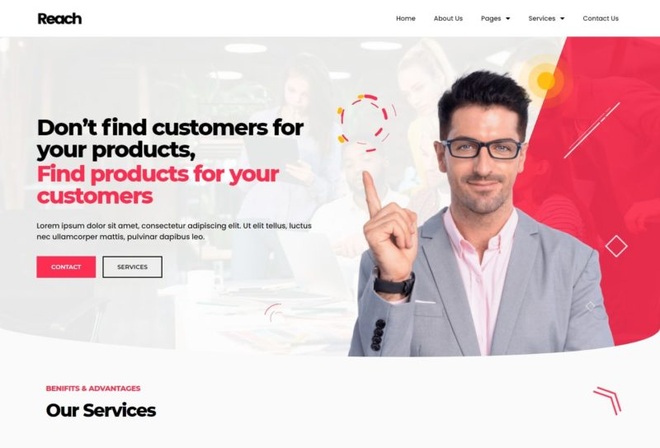 Reach - Digital Agency & Creative Elementor Template Kit