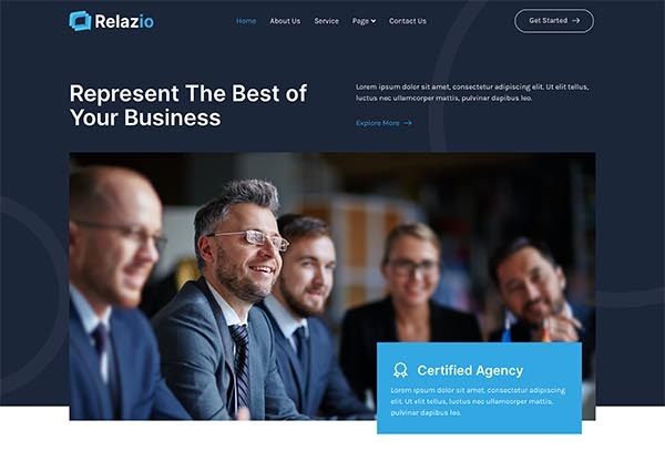 Relazio – Public Relation Agency Elementor Template Kit