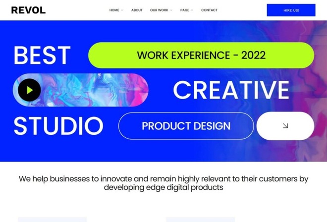 Revol - Digital Marketing Agency Elementor Template Kit