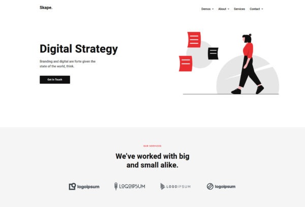 Skape - Creative Digital Business Elmentor Template Kit