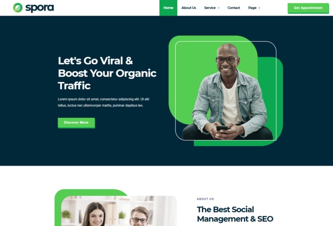 Spora - Social Media Management Service & SEO
